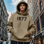 Herren Gemütlicher Kapuzenpullover mit ausgefallenem Design und praktischen Taschen R&B