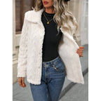 Damen kuschelige Fleecejacke R&B