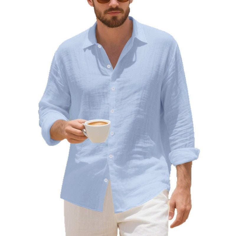 Herren Leichtes und atmungsaktives Sommerhemd R&B