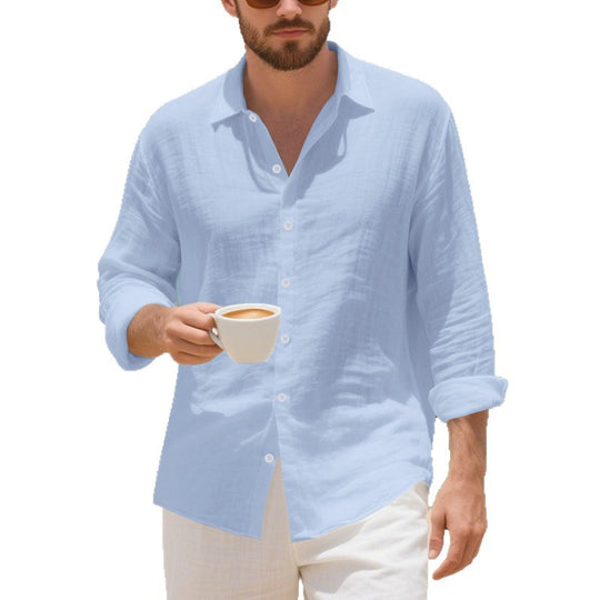 Herren Leichtes und atmungsaktives Sommerhemd R&B