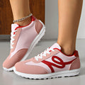 Damen Sportliche Sneakers mit atmungsaktiver Oberflächenstruktur und bequemer Dämpfung R&B
