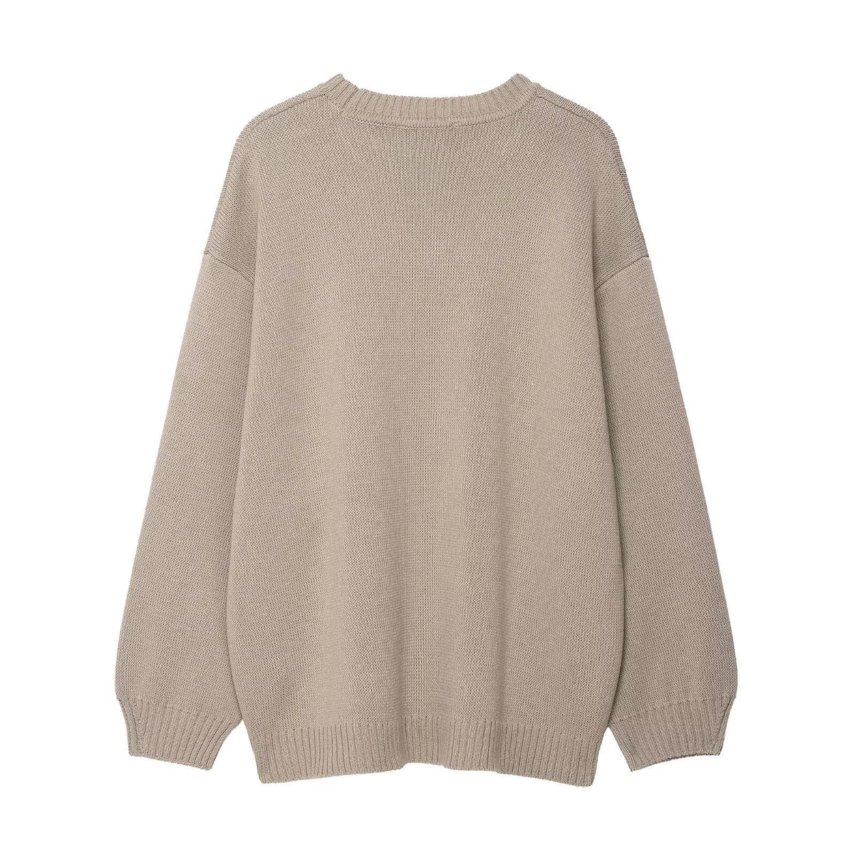 Damen lässiger Strickpullover R&B