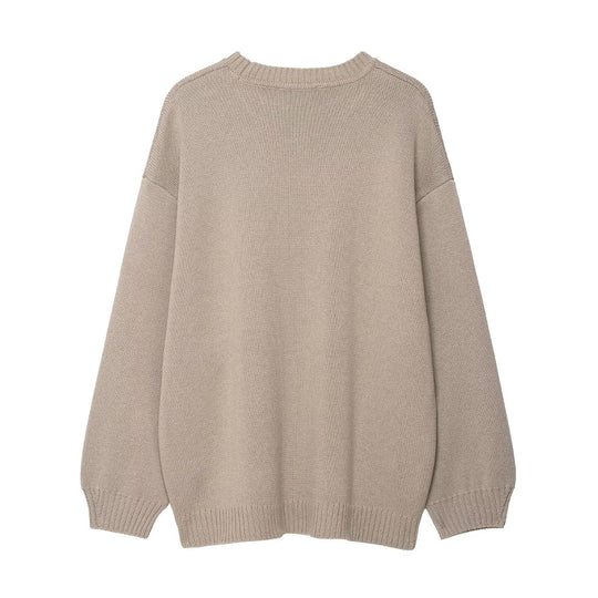 Damen lässiger Strickpullover R&B