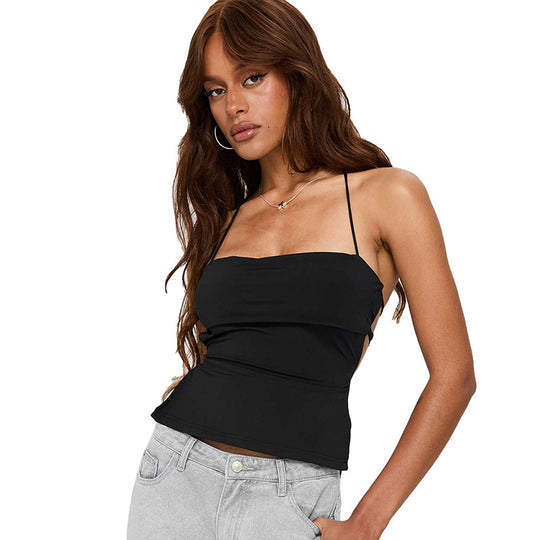 Damen lässiges Trägershirt mit hochwertigem Material und modischem Schnitt R&B
