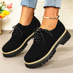 Damen Schnürschuhe mit robustem Profil und modernem Look
