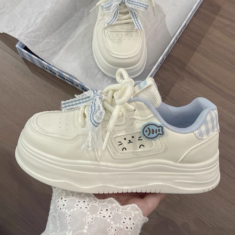 Damen Sneakers mit verspieltem Tiermotiv und komfortabler Sohle