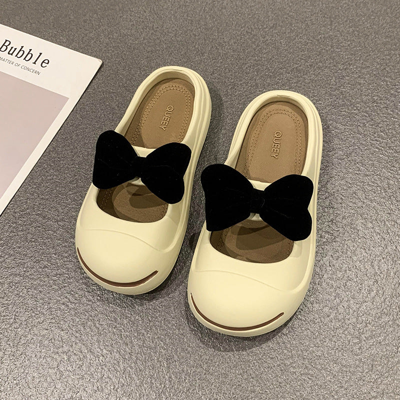 Damen Ballerinas mit elegantem Schleifen-Detail und rutschfester Sohle R&B