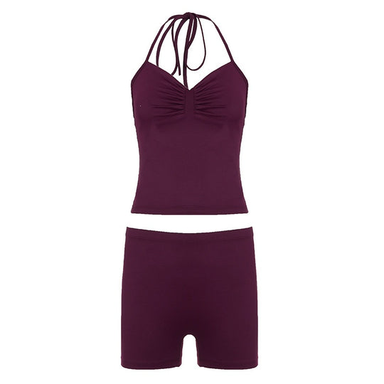 Damen Sportliches Bikini-Set mit verstellbaren Trägern und elastischem Bund R&B