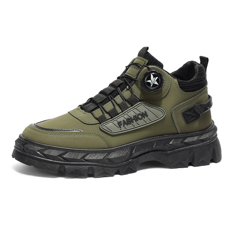 Herren Modische hochliegende Sneakers mit innovativem Verschluss R&B