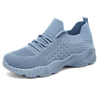 Damen Komfortable Leichtgewicht Sneakers mit atmungsaktivem Strickdesign R&B