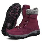 Damen Outdoor-Winterstiefel mit rutschfester Sohle und isolierendem Innenfutter R&B