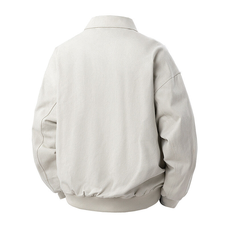 Damen modische Übergangsjacke mit elastischen Bündchen und praktischen Taschen R&B