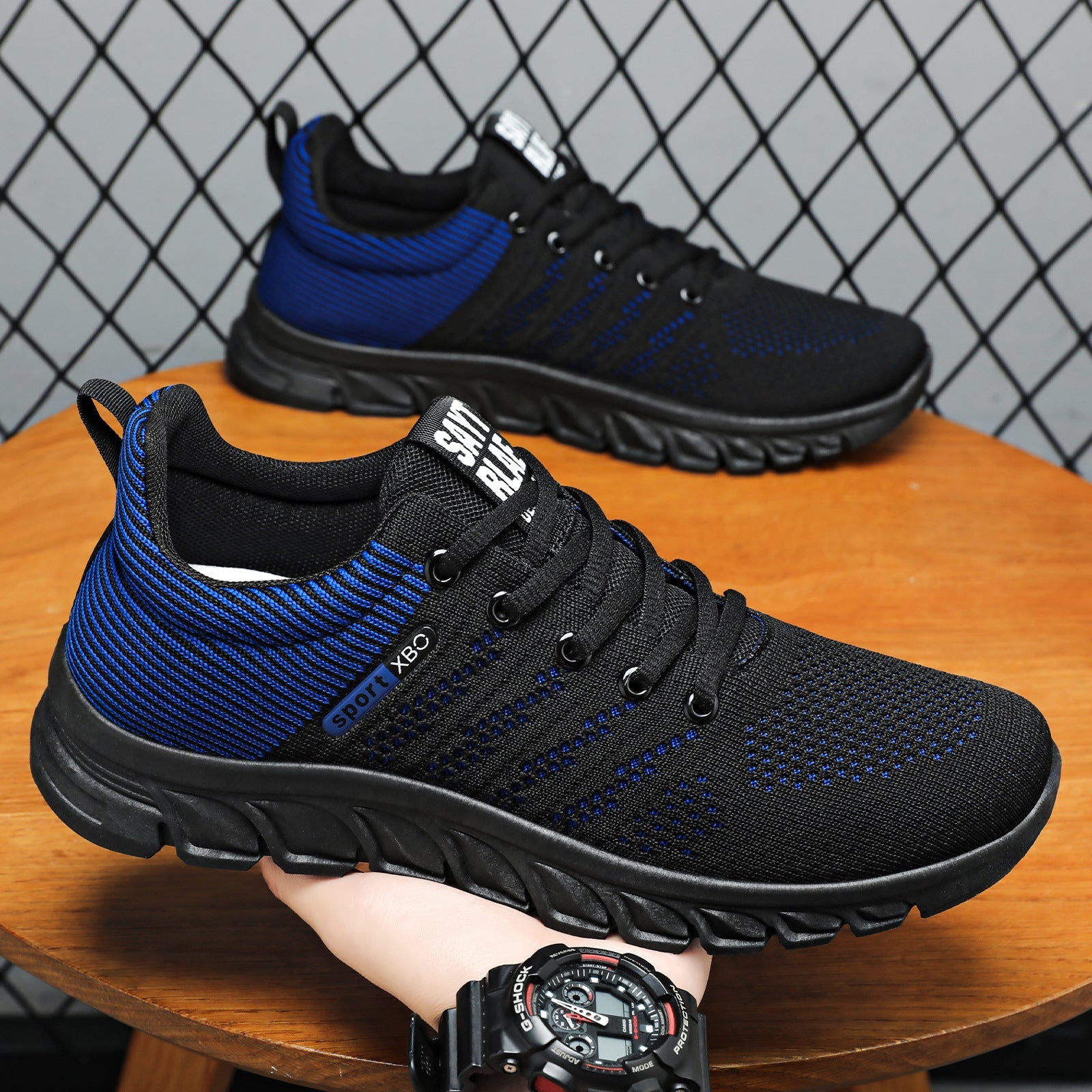Damen Sportliche Leichtgewicht Sneaker mit atmungsaktivem Mesh-Obermaterial