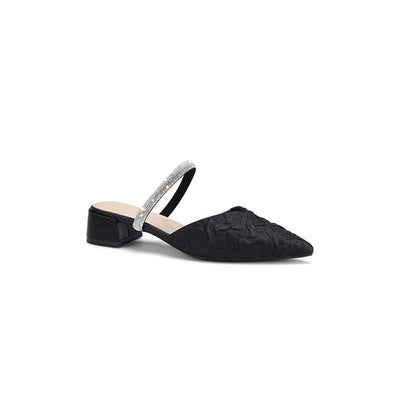 Damen Slingback-Pumps mit glitzerndem Riemchen und eleganter Spitze R&B