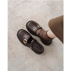 Damen elegante Mary Jane Schuhe mit modischem Schnallenakzent R&B