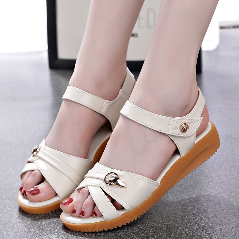 Damen Komfortable Sandalen mit dämpfendem Fußbett und modischem Riemendesign