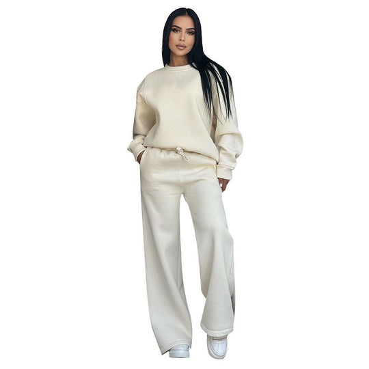 Damen Sportliches Sweatshirt und Hosen Set R&B