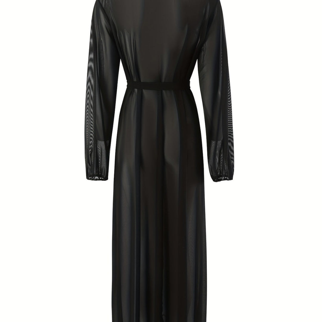Damen Transparenter Maxikleid R&B