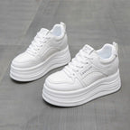 Damen modische Plateau Sneakers