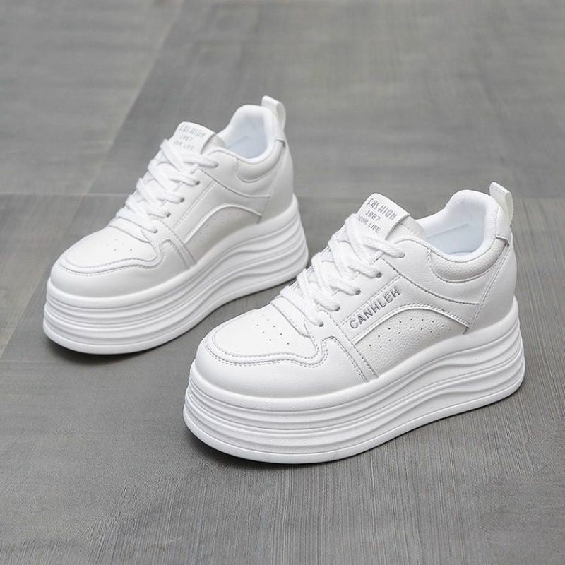 Damen modische Plateau Sneakers