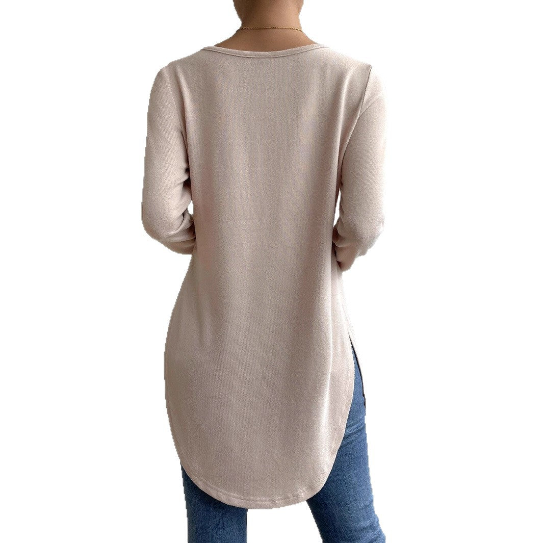 Damen Langarmoberteil mit modernem Schnitt und weichem Material R&B