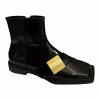 Damen elegante Stiefeletten mit modischer Schnallenverzierung R&B