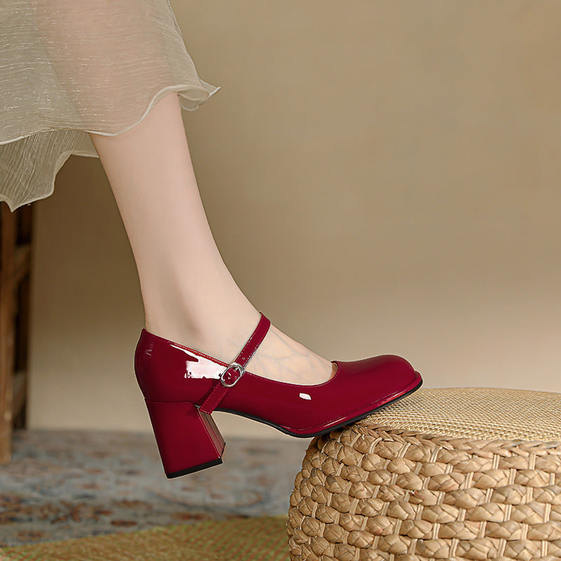 R&B | Stilvolle Wasserdichte Mary Jane Pumps