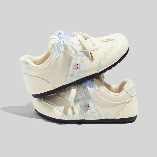 Damen Komfortable Sneaker mit kuscheligem Innenschuh und verspieltem Design R&B