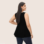 Damen Freizeitkleid mit taillierten Details und schwingendem Rock R&B