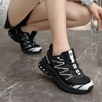 Damen sportliche Laufschuhe mit innovativem Design und atmungsaktiver Oberflächenstruktur R&B