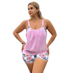 Damen Tankini-Set mit floralem Design und herausragendem Komfort R&B