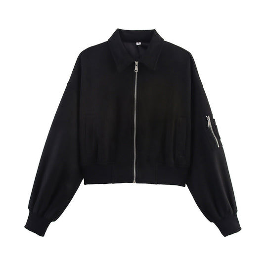 Damen cropped Bomberjacke R&B