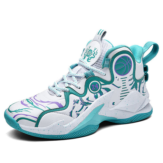 Damen Performance Basketball-Sneaker mit atmungsaktiven Mesh-Einsätzen und innovativer Dämpfungstechnologie R&B