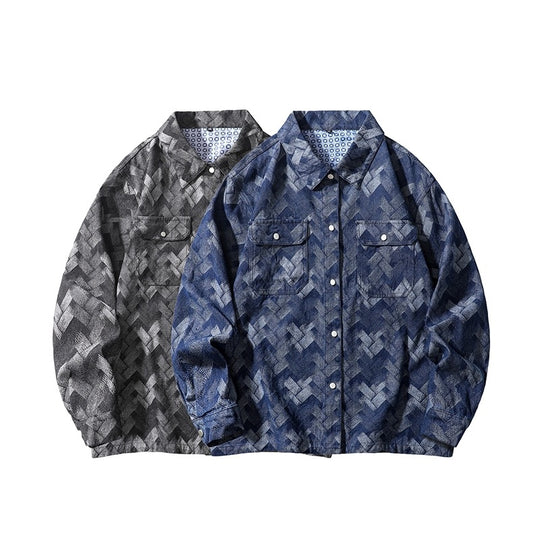 Herren lässige Overshirt R&B