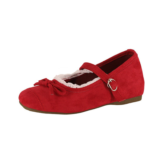 Damen Ballerinas mit dekorativem Riemchen und hochwertigem Obermaterial R&B