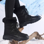 Damen Winter-Wanderschuhe mit isolierendem Futter und rutschfester Sohle