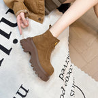 Damen Ankle Boots mit rutschfester Sohle und modischem Design R&B
