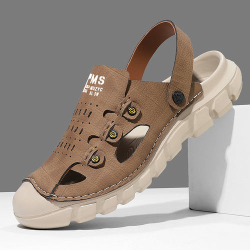 Herren Atmungsaktive Outdoor-Sandalen mit flexiblem Fußbett und rutschfester Sohle R&B