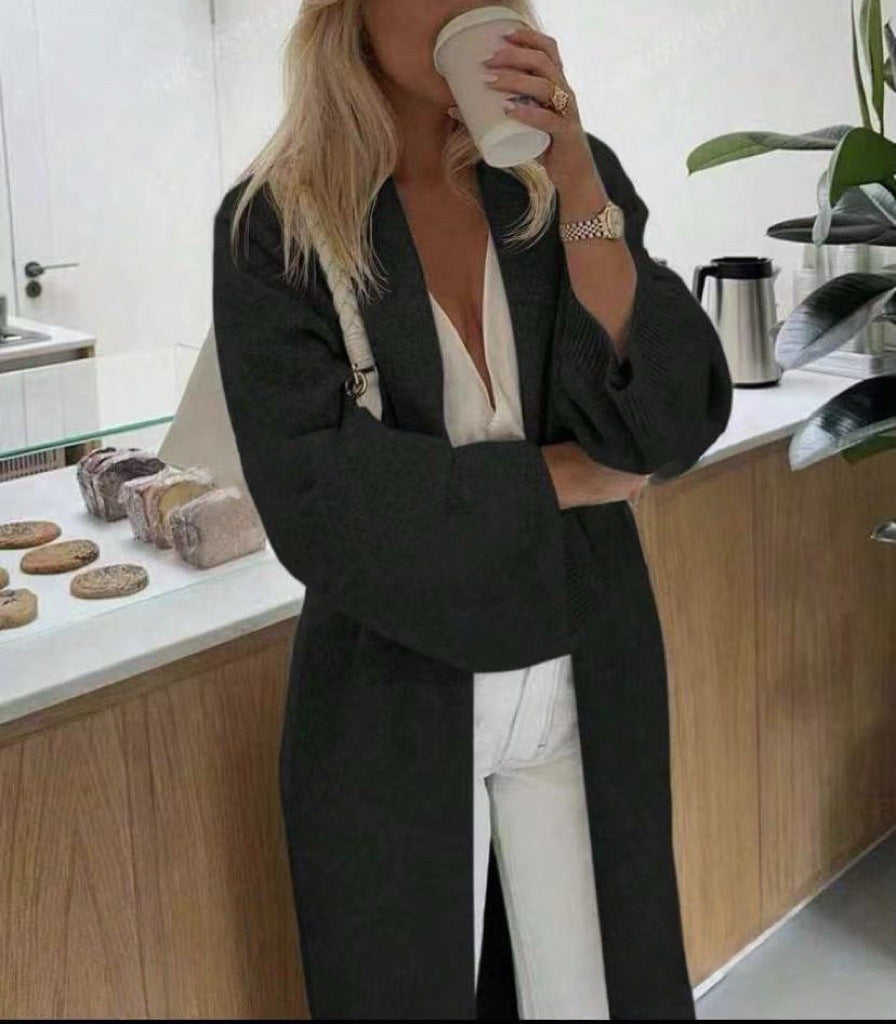 Damen lässiger Oversized Cardigan R&B