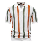 Herren Polo-Shirt mit modernem Textilmuster