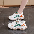 Damen Sportliche Sneaker mit dämpfender Sohle und robustem Profil R&B