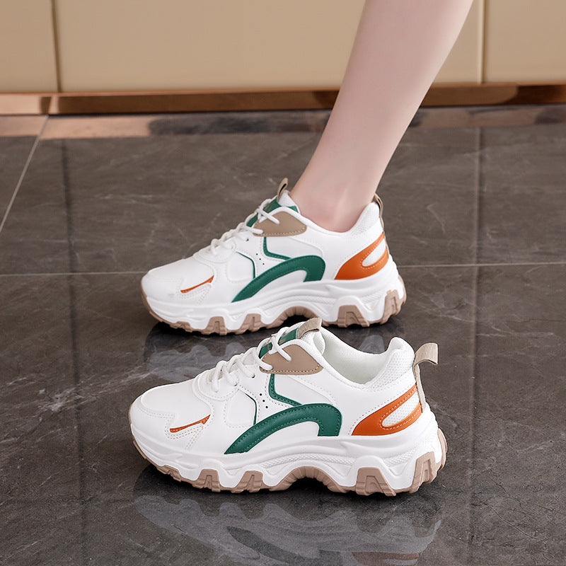 Damen Sportliche Sneaker mit dämpfender Sohle und robustem Profil R&B
