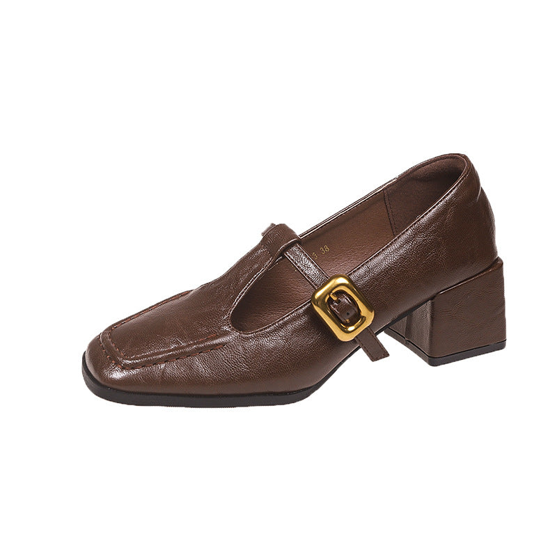 Damen Hochwertige Slingback-Pumps mit schickem Riemchen und quadratischer Zehenpartie R&B