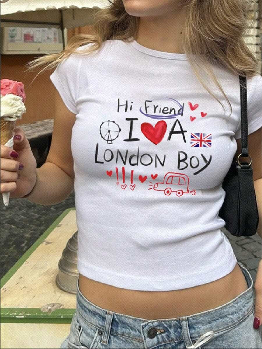 Damen T-Shirt mit künstlerischem Katzenmotiv R&B