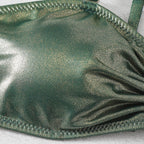 Damen Glänzender zwei-teiliger Bikini mit eleganter Verzierung R&B