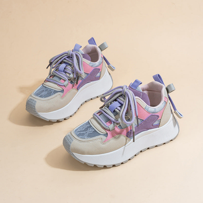 Damen Modische Sneakers mit ergonomischer Dämpfung und trendiger Sohle R&B