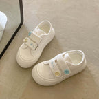Damen bequeme und verspielte Sneaker mit Klettverschluss von