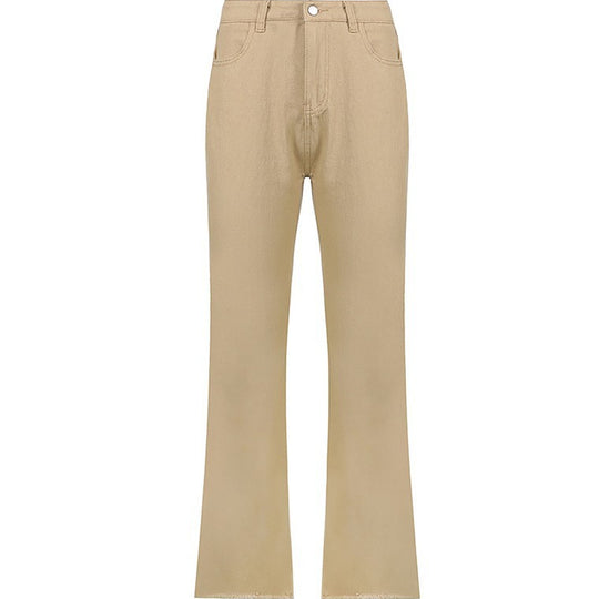 Damen weite High-Waist Jeans im lässigen Schnitt mit eleganter Taillierung R&B