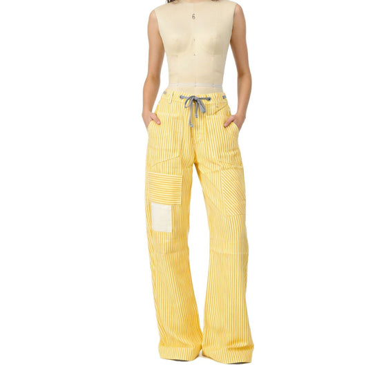Damen weite Cargo-Hose mit praktischen Taschen und einzigartigem Design R&B