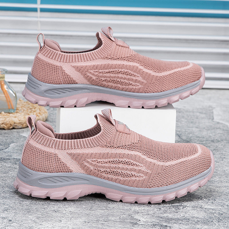 Damen Komfortable Slip-On Freizeitschuhe R&B